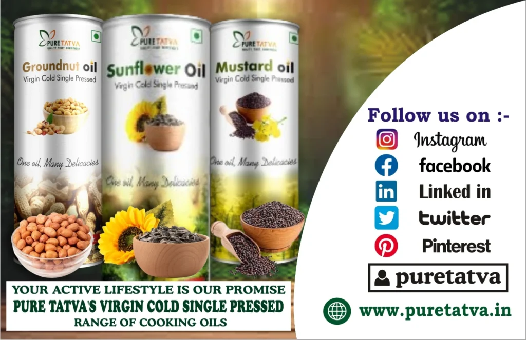 Cold Pressed Oils by Pure Tatva