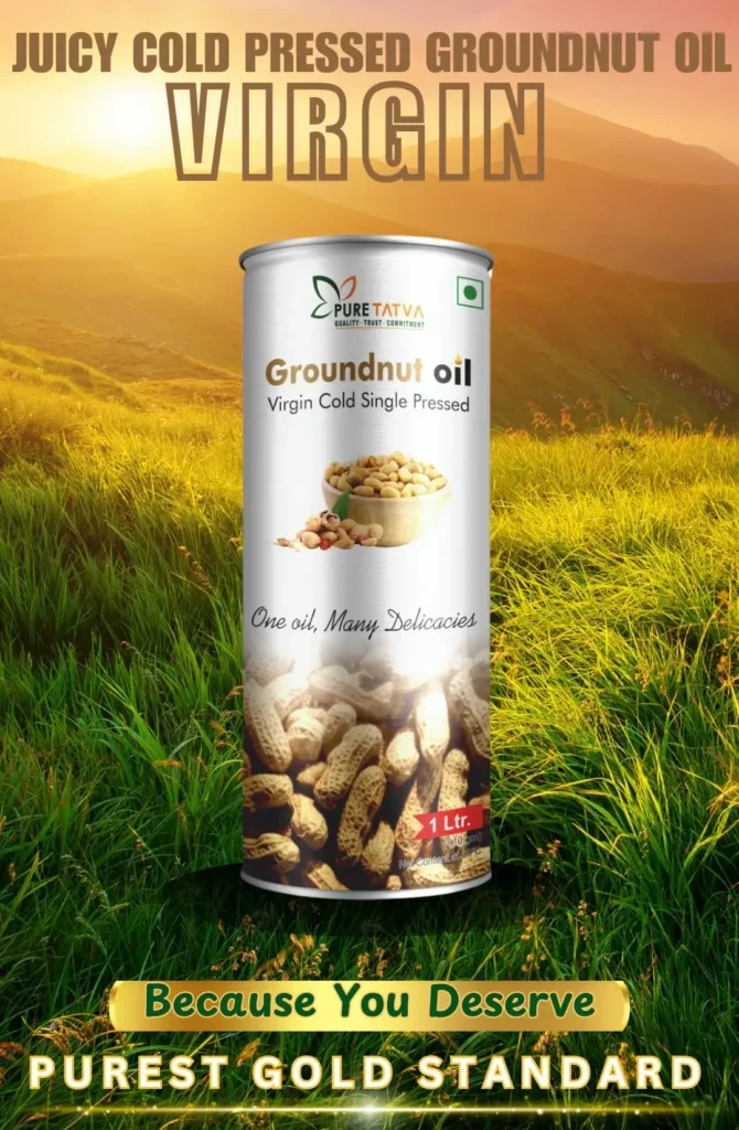 Pure Tatva's Cold Pressed Groundnut Oil