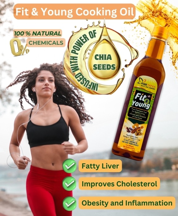 Fit and young Cooking Oil - Best oil for cholesterol control