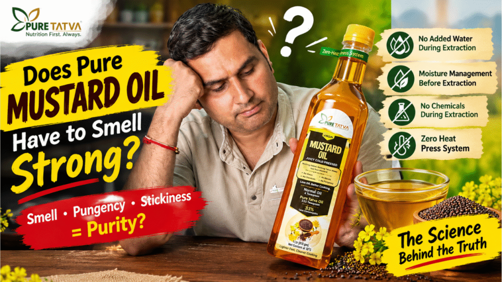 does pure mustard oil need a strong smell